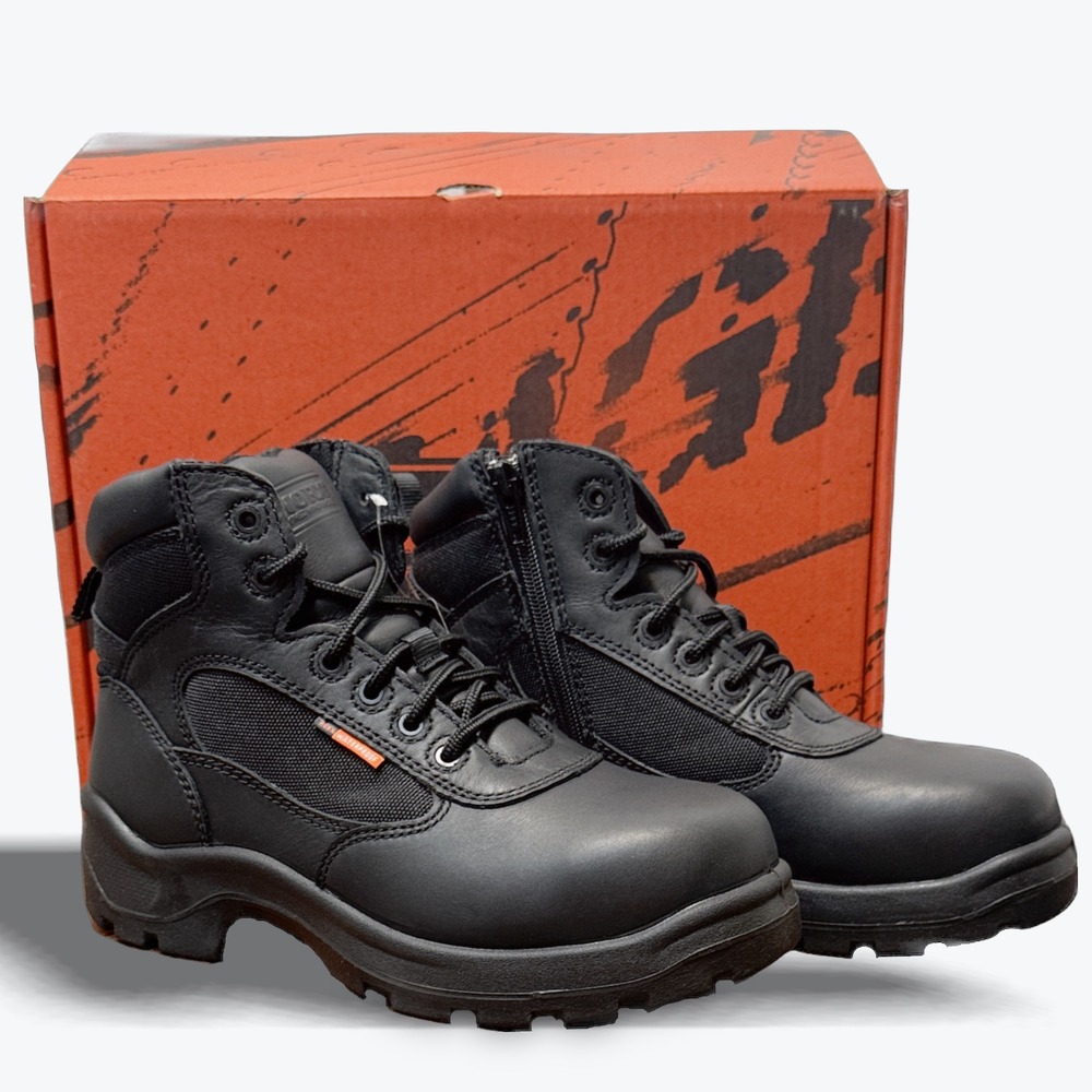 Worx by Red Wing Work Boots 5611 Waterproof Side Zip Black Shoes Size 8.5 WW